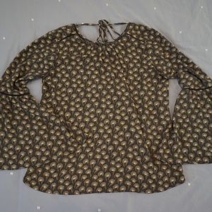 LOFT bell sleeve top